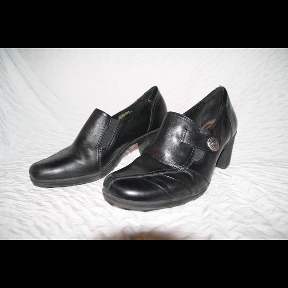 Earth Origins Madison black leather shoes - Picture 1 of 6